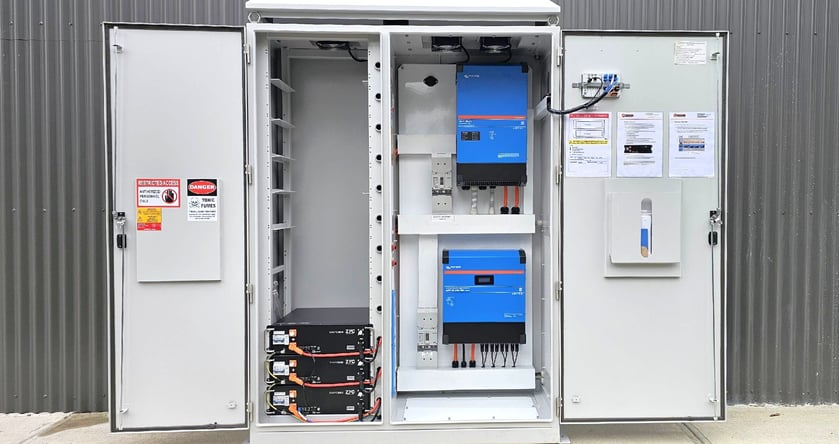 off grid solar cabinet south australia