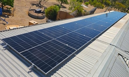 off grid solar roof mount