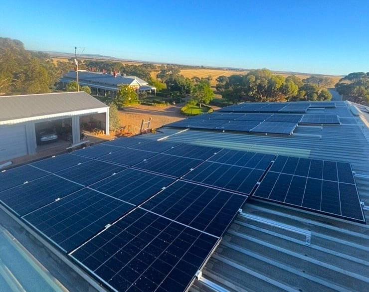 solar and battery system agriculture