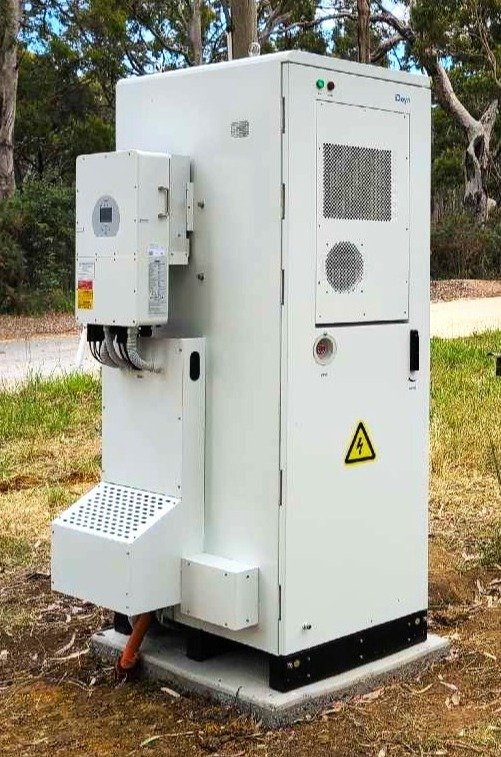 site one system deye gef60 installed on pump site