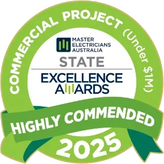 Master Electricians State Highly Commeded Commercial Project Under $1m 2025