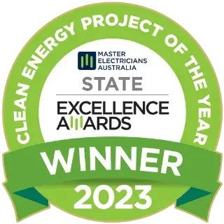 Master Electricians State Winner Clean Energy Project of The Year 2023