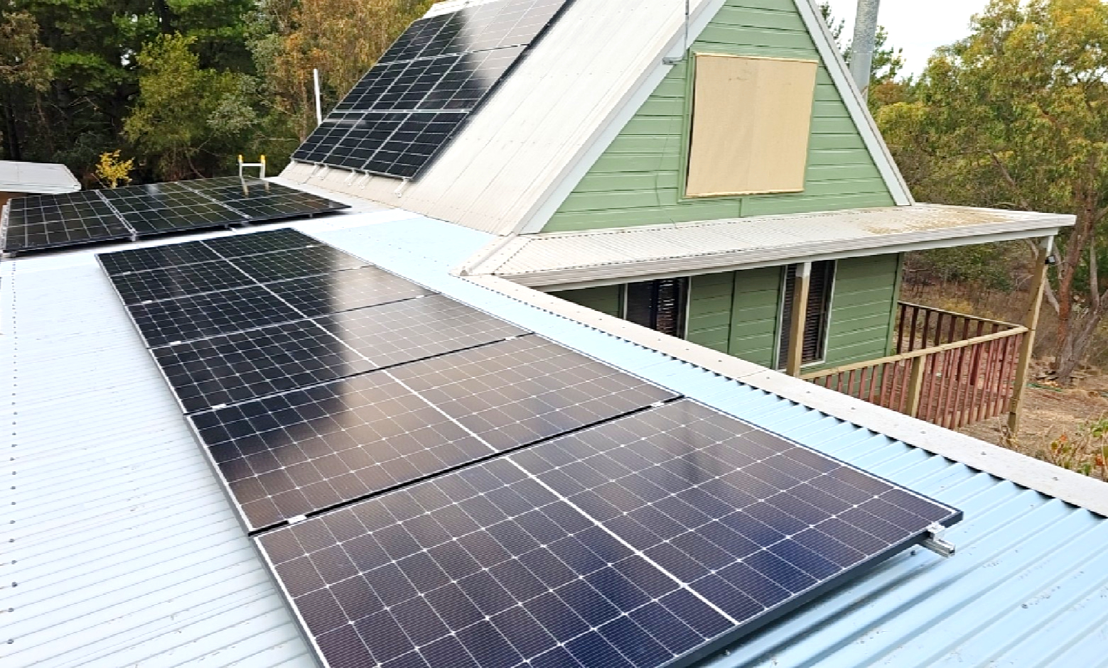 Stand Alone Power System, Featuring Clenergy Roof Mounted Trina Solar Panels
