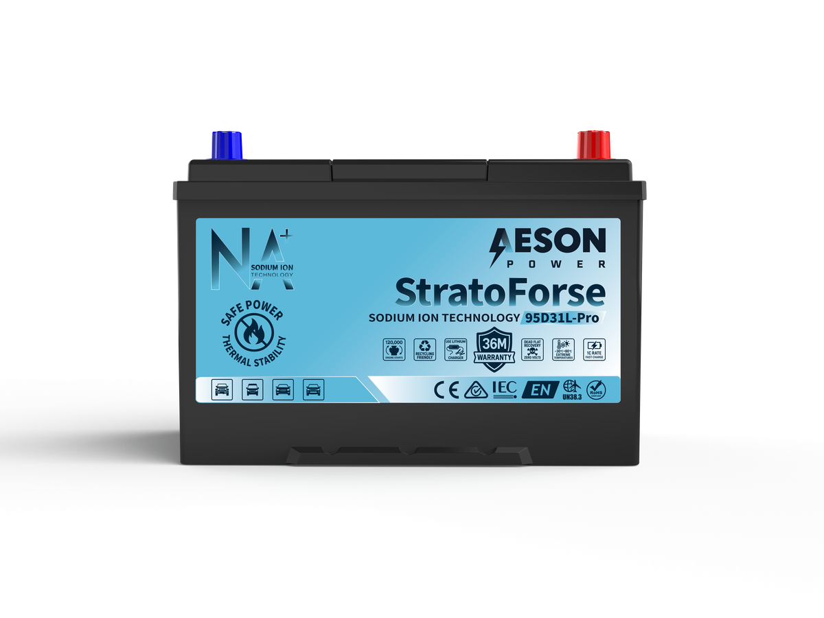 Aeson Strato Forse Pro Sodium Ion Starter Batteries